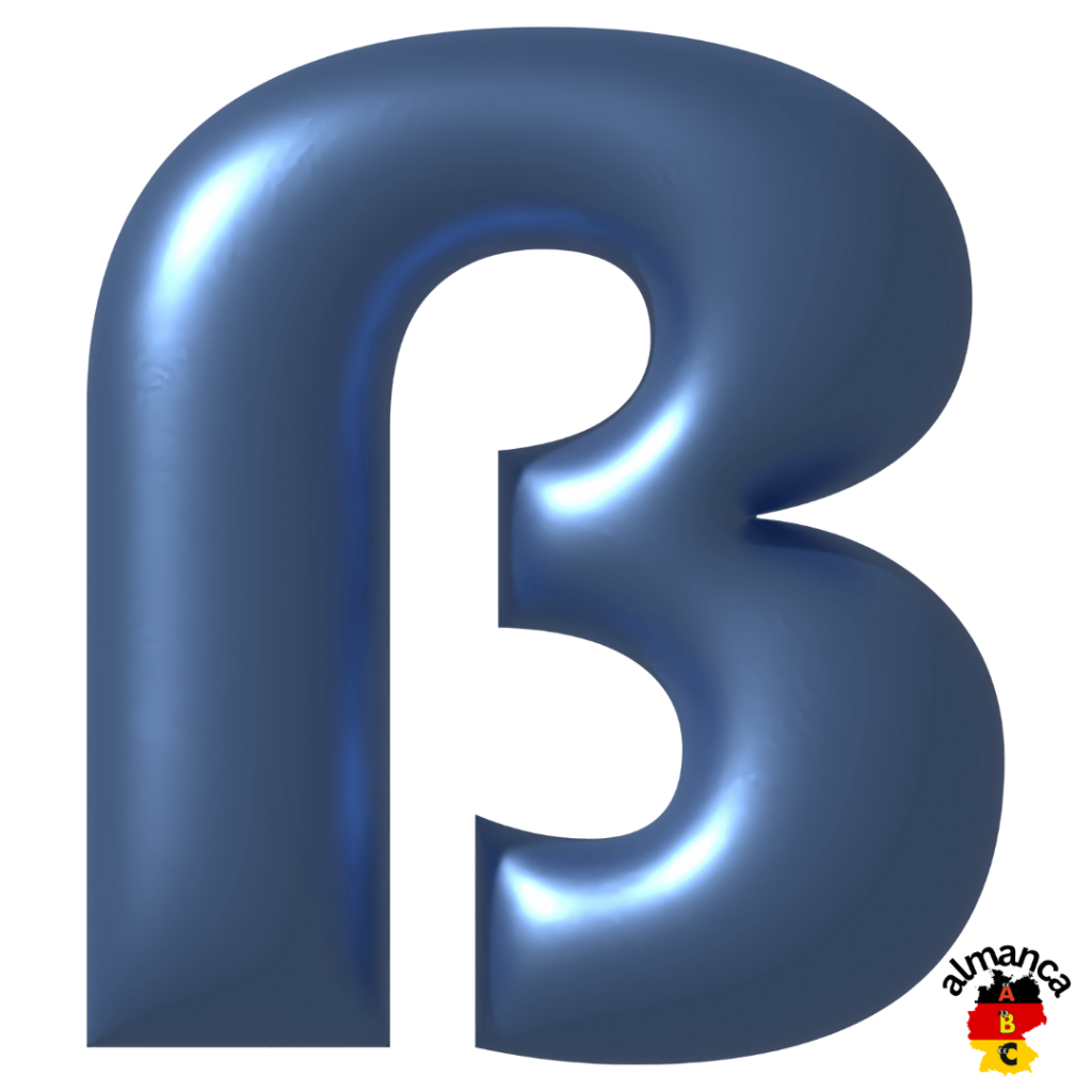 Almanca B Harfi Nasıl Yazılır? Örnek Gösterim (SS)