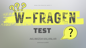 Almanca W-Fragen Test