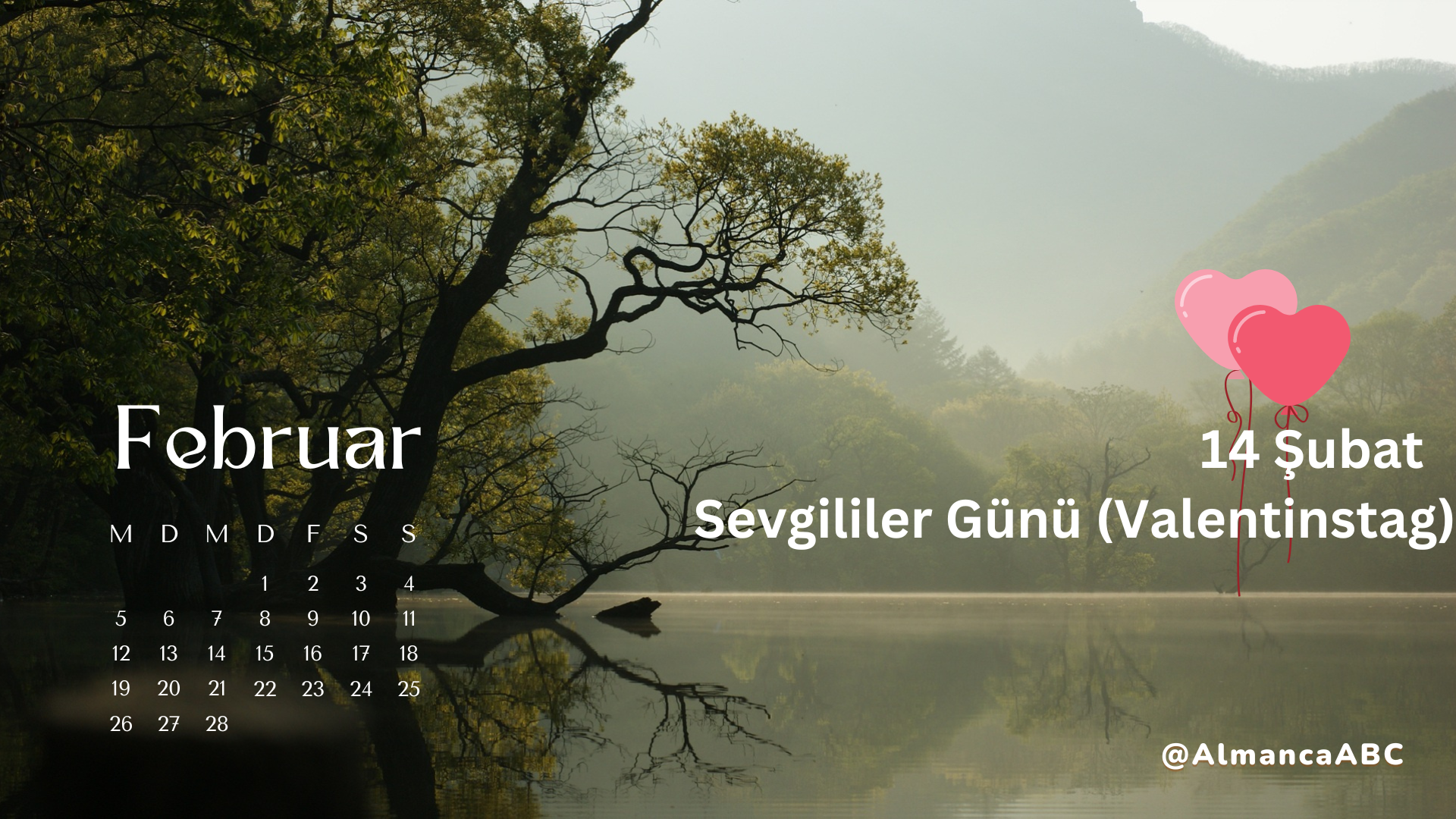 Februar Almanca Şubat Ayı (2. Ay)