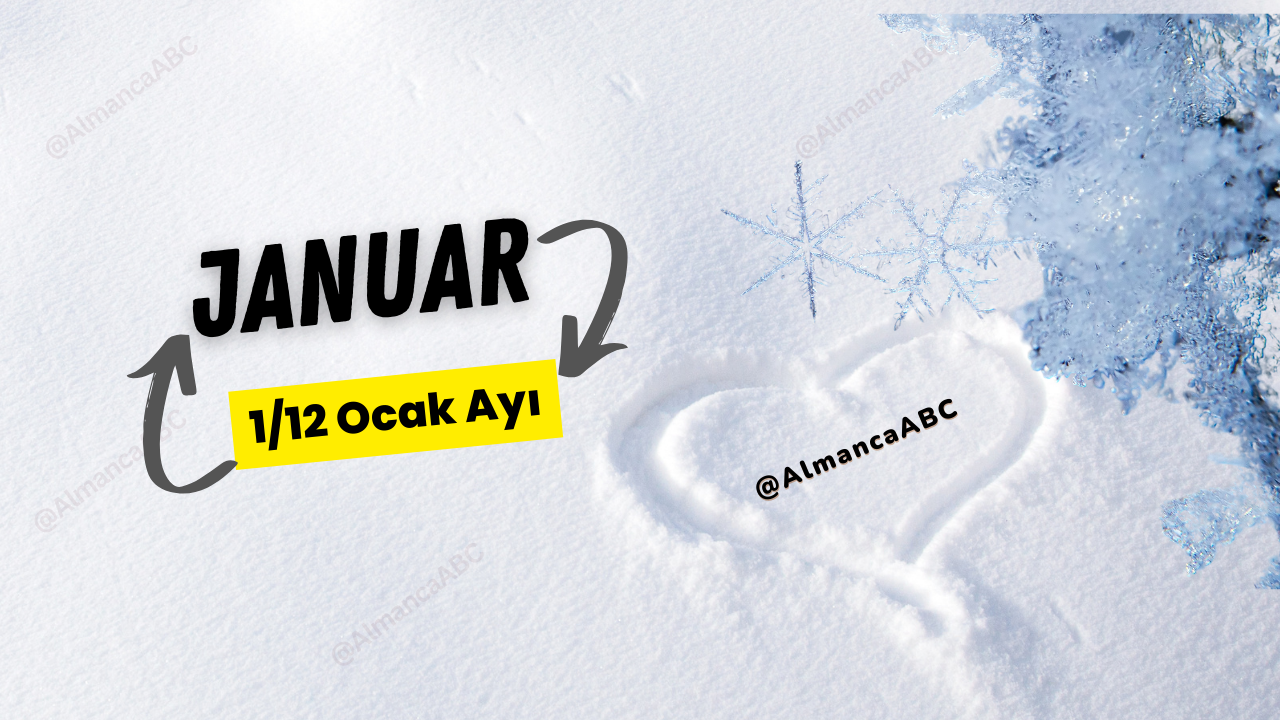 Januar Almanca Ocak Ayı (1 Ay)