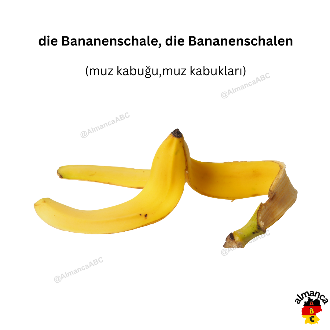 die Bananenschale, die Bananenschalen