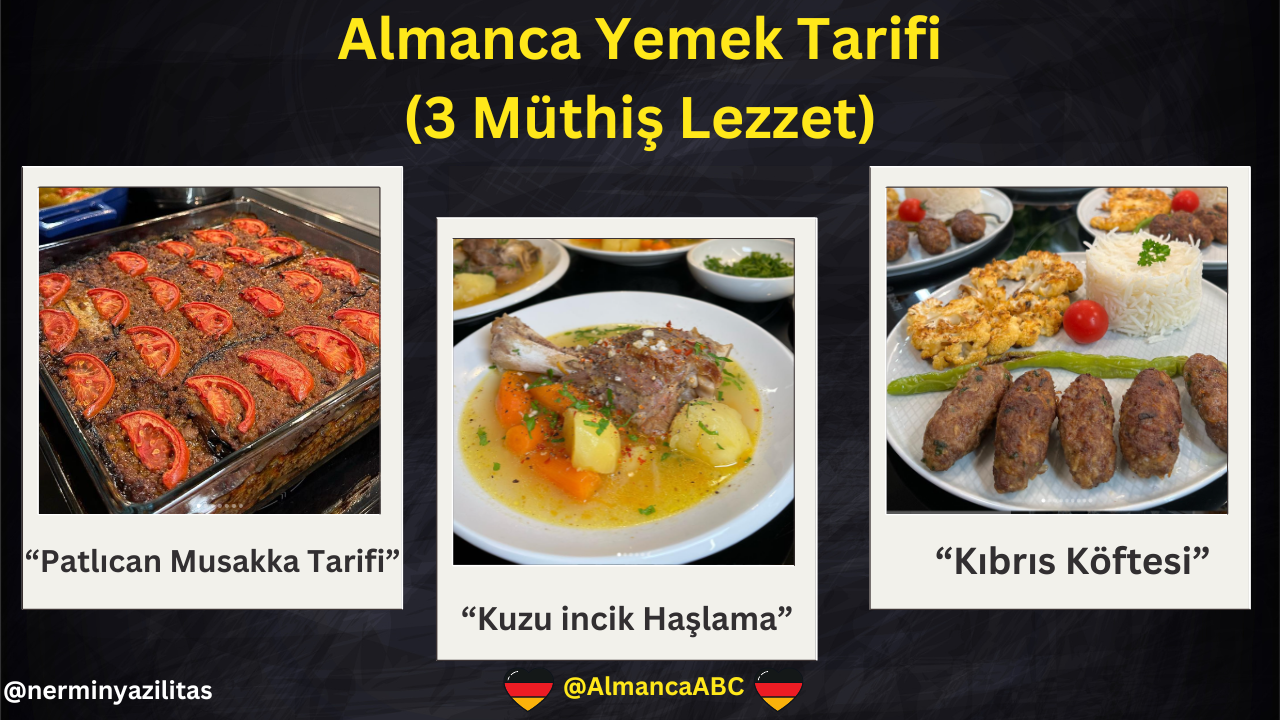 Almanca Yemek Tarifleri